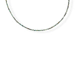 Gargantilha choker Turquesa Africana