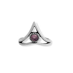Anel falange Quartzo Rosa
