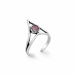 Anel falange Quartzo Rosa