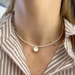 Gargantilha choker Madrepérolas
