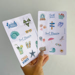 Cartela de adesivos Soul Praieira