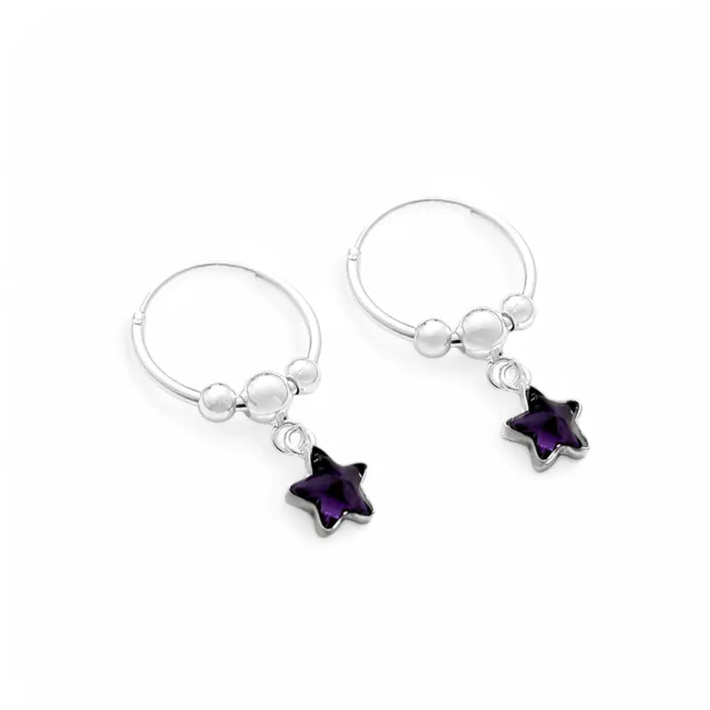 Brinco argola Estrela