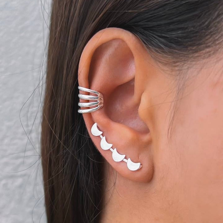 Brinco Ear Cuff Luas